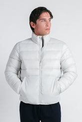 GIUBBOTTO TRAPUNTATO GRIGIO CHIARO